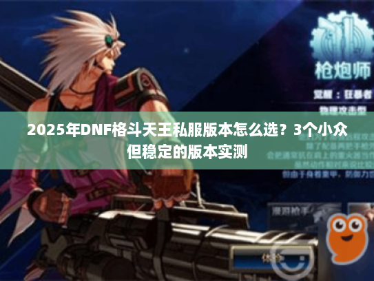 2025年DNF格斗天王私服版本怎么选?3个小众但稳定的版本实测 2025年DNF格斗天王私服版本怎么选?3个小众但稳定的版本实测