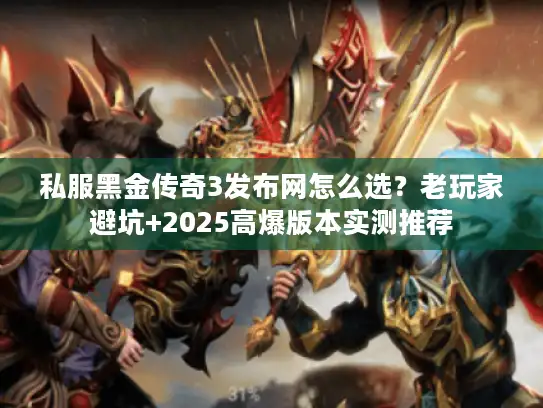 私服黑金传奇3发布网怎么选？老玩家避坑+2025高爆版本实测推荐