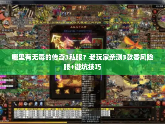 哪里有无毒的传奇3私服？老玩家亲测3款零风险服+避坑技巧
