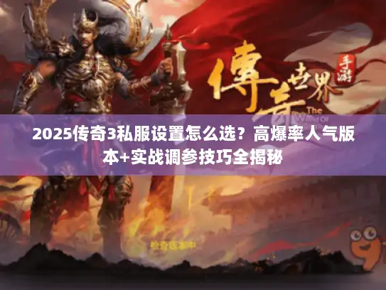 2025传奇3私服设置怎么选？高爆率人气版本+实战调参技巧全揭秘