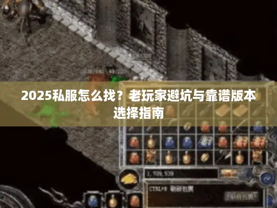 2025私服怎么找？老玩家避坑与靠谱版本选择指南