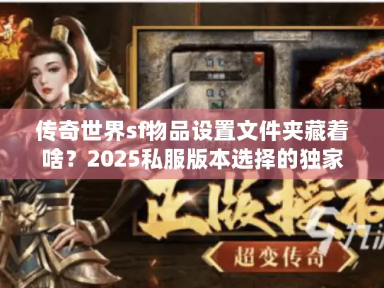 传奇世界sf物品设置文件夹藏着啥？2025私服版本选择的独家揭秘