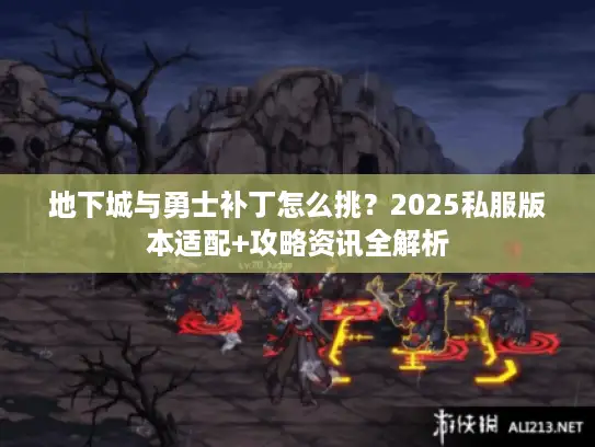 地下城与勇士补丁怎么挑？2025私服版本适配+攻略资讯全解析