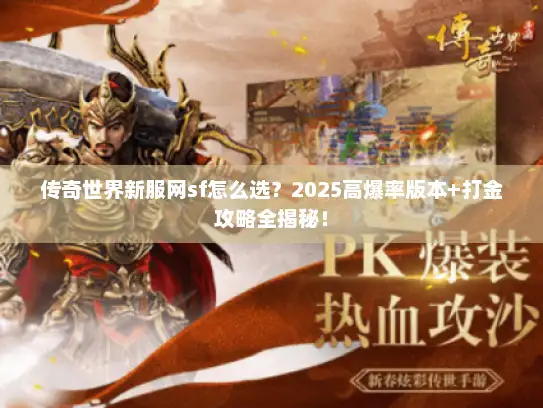 传奇世界新服网sf怎么选？2025高爆率版本+打金攻略全揭秘！