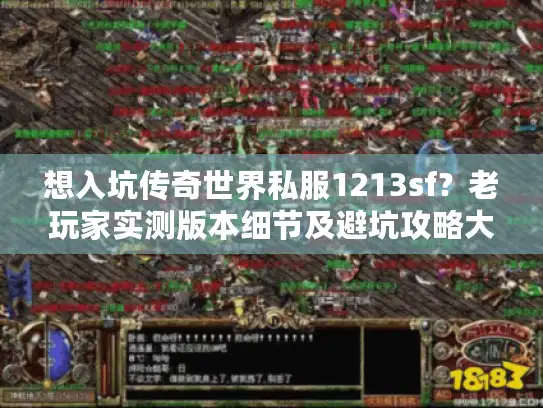 想入坑传奇世界私服1213sf？老玩家实测版本细节及避坑攻略大揭秘