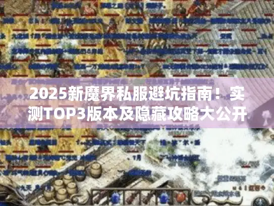 2025新魔界私服避坑指南！实测TOP3版本及隐藏攻略大公开