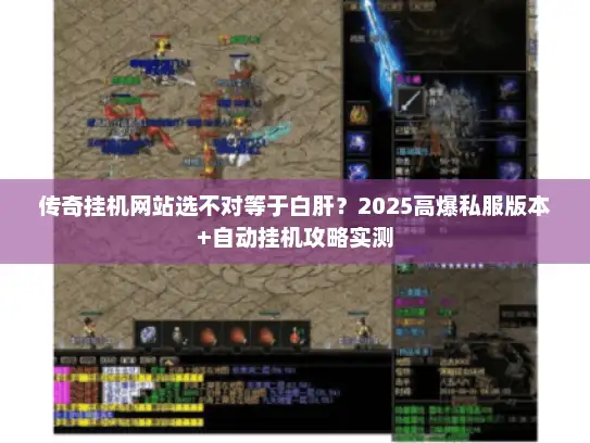 传奇挂机网站选不对等于白肝？2025高爆私服版本+自动挂机攻略实测