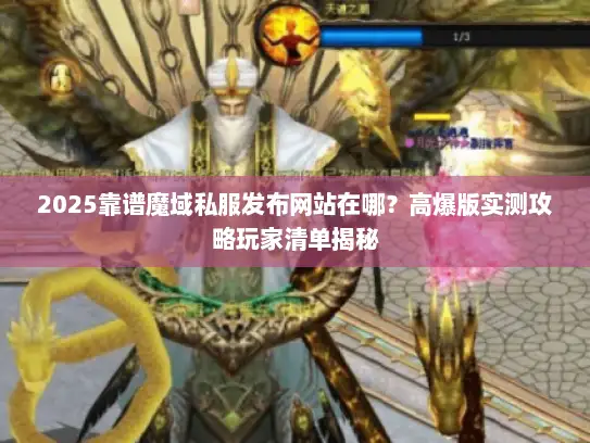 2025靠谱魔域私服发布网站在哪？高爆版实测攻略玩家清单揭秘