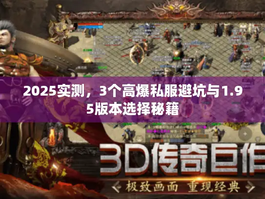 2025实测，3个高爆私服避坑与1.95版本选择秘籍