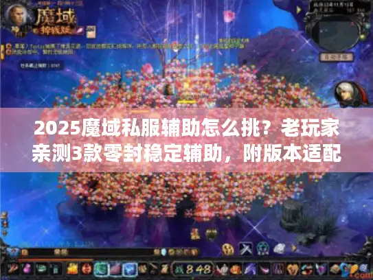 2025魔域私服辅助怎么挑？老玩家亲测3款零封稳定辅助，附版本适配攻略
