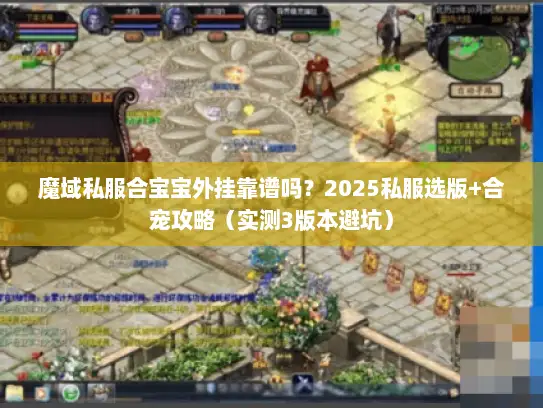 魔域私服合宝宝外挂靠谱吗？2025私服选版+合宠攻略（实测3版本避坑）