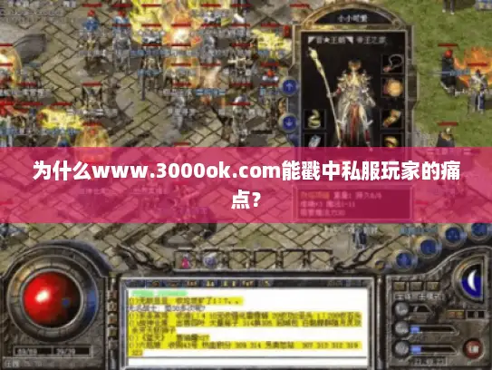 为什么www.3000ok.com能戳中私服玩家的痛点？