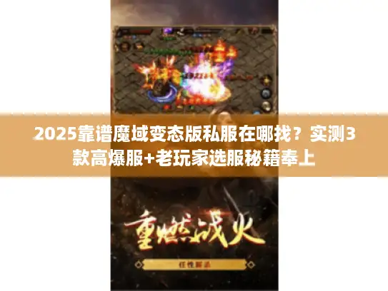 2025靠谱魔域变态版私服在哪找？实测3款高爆服+老玩家选服秘籍奉上