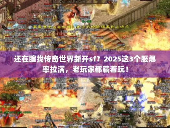 还在瞎找传奇世界新开sf？2025这3个服爆率拉满，老玩家都藏着玩！