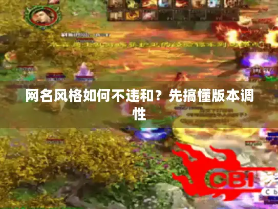 网名风格如何不违和？先搞懂版本调性