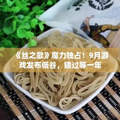 《丝之歌》魔力独占!9月游戏发布低谷,错过等一年 《丝之歌》魔力独占!9月游戏发布低谷,错过等一年