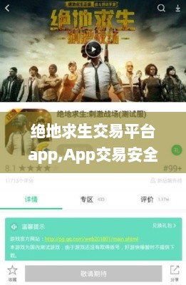 绝地求生交易平台app,App交易安全吗