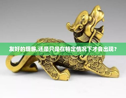 友好的貔貅,还是只是在特定情况下才会出现? 友好的貔貅,还是只是在特定情况下才会出现?