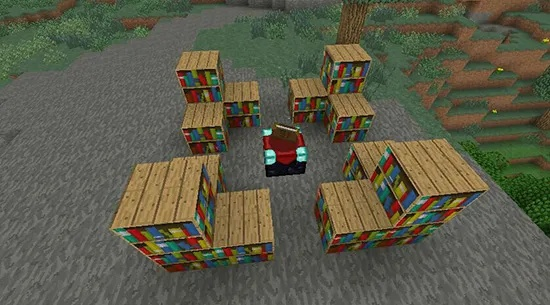 我的世界附魔台书架怎么摆？老玩家教你正确布局！