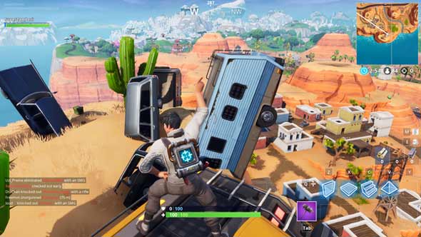 《堡垒之夜》大神Eryc铁血追击，揭秘绝版技巧攻略