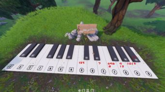 《堡垒之夜》钢琴攻略：欢乐公园&孤独小屋钢琴曲谱详解，轻松解锁音乐乐趣