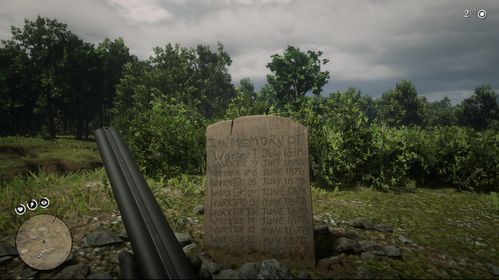 《荒野大镖客2》墓碑分布攻略：解锁隐藏宝藏秘境