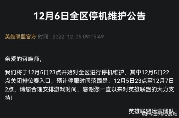 12 月 6 号游戏停服原因深度剖析