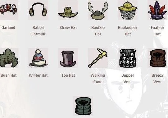 《饥荒》联机版服饰盘点:全面解析服装饰品图鉴攻略 《饥荒》联机版服饰盘点:全面解析服装饰品图鉴攻略