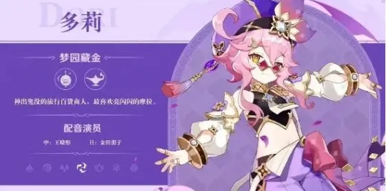 《原神》多莉技能解析+装备攻略，打造强力队伍搭配指南