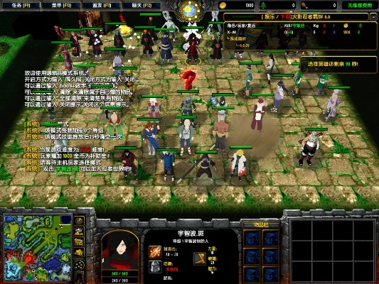 魔兽争霸之火影忍者羁绊，热血与羁绊的游戏传奇