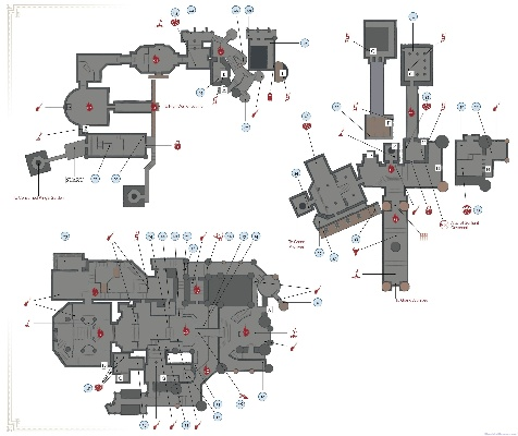 《黑暗之魂3》环印城全图攻略，DLC1&2绘画世界地图大揭秘！
