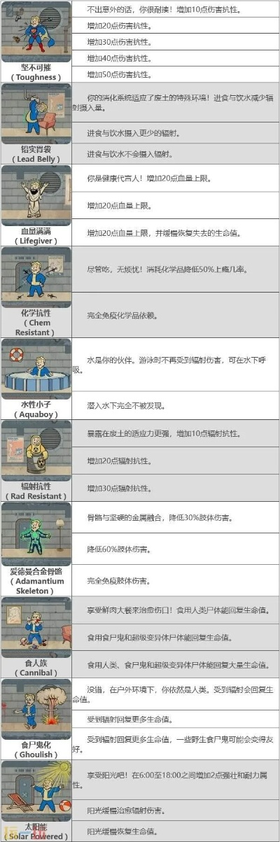 辐射4Perk深度解析：全面揭示力量、感知、耐力等关键技能效果与提升技巧
