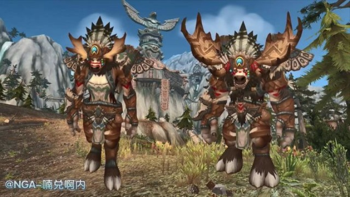 牛头人皮甲幻化，在艾泽拉斯的独特时尚之旅