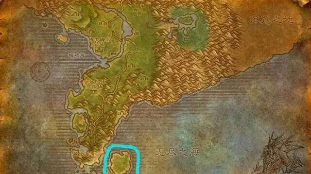 魔兽 太平洋,凄凉之地萨瑟里斯海岸钓鱼地点