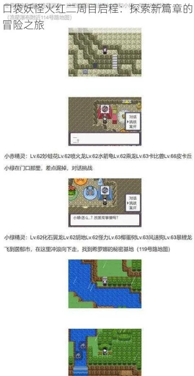 口袋妖怪火红二周目，全新冒险的征程