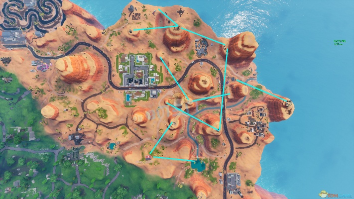 《堡垒之夜》棕榈天堂攻略：沙漠制霸技巧全解析，轻松掌控战场！