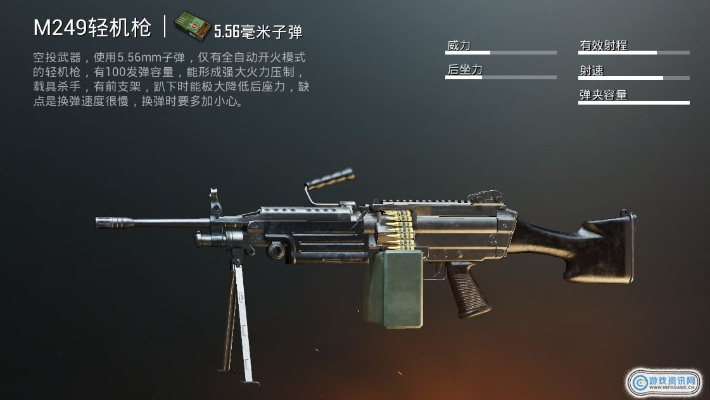 《绝地求生》M249 vs M4：全面解析优劣，M249实战表现揭秘