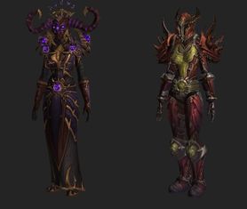 暗夜精灵皮甲幻化,哪个套装最适合你的风格