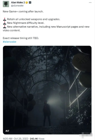 《心灵杀手2》全特效畅玩必备!揭秘超高性能配置攻略 《心灵杀手2》全特效畅玩必备!揭秘超高性能配置攻略