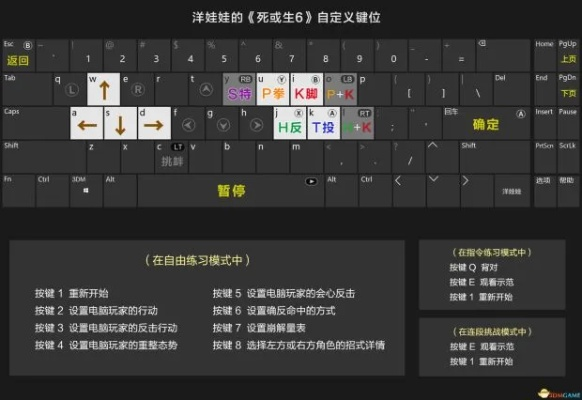 《死或生6》键盘自定义攻略：轻松改键，打造个性化游戏体验