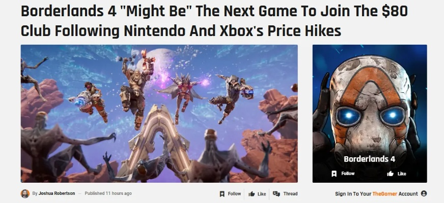 《无主之地4》价格大揭秘：比价哪家平台更实惠？