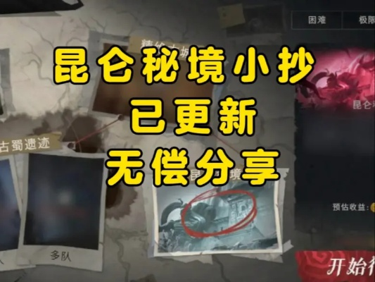 昆仑秘境侧门攻略：极限《超自然行动组》左小抄揭秘，独家秘籍助你通关