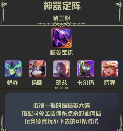 S15金铲铲之战主宰天狗阵容攻略：掌握制胜秘诀，轻松登顶巅峰