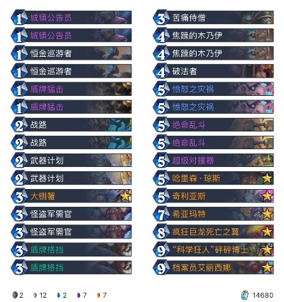 《炉石传说》任务防战卡组攻略：揭秘高效构筑新秘籍