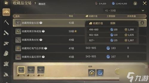 《FF14》水晶世界41级雕金匠收藏秘籍：独家手法大揭秘！