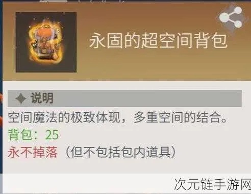 《永恒天空》背包升级攻略：揭秘高效获取背包模块的秘密技巧