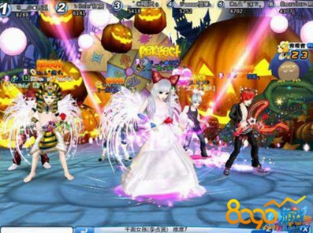 万圣节南瓜妖在哪,QQ炫舞休闲区的南瓜妖位置在哪