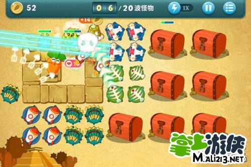 保卫萝卜挑战6攻略图解法, 哪些位置需要重点防守