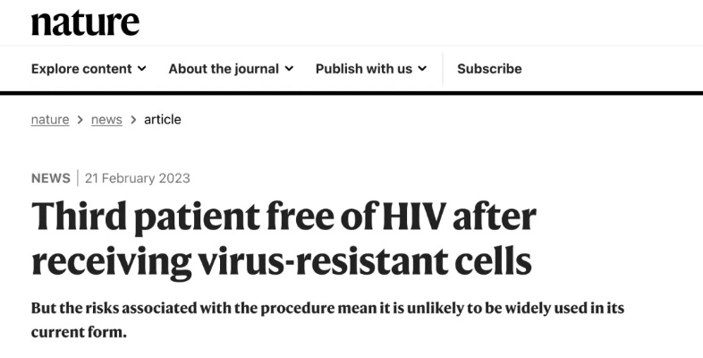 全球奇迹！艾滋病治愈者仅7例，揭秘全新治疗突破