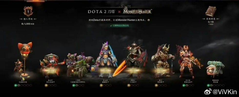 《DOTA2》x《怪物猎人》联动大爆火，日活突破59万创巅峰！
